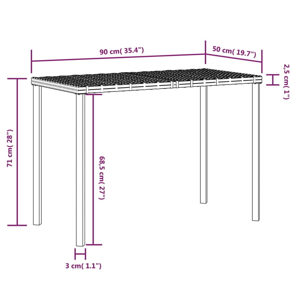 vidaXL Set Divano a L con Cuscini 5 pz Nero in Polyrattan