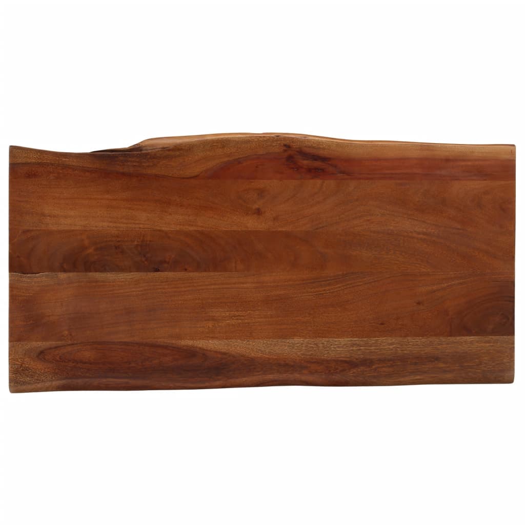 vidaXL Tavolino ambra 110x55x40 cm in Legno Massello di Acacia