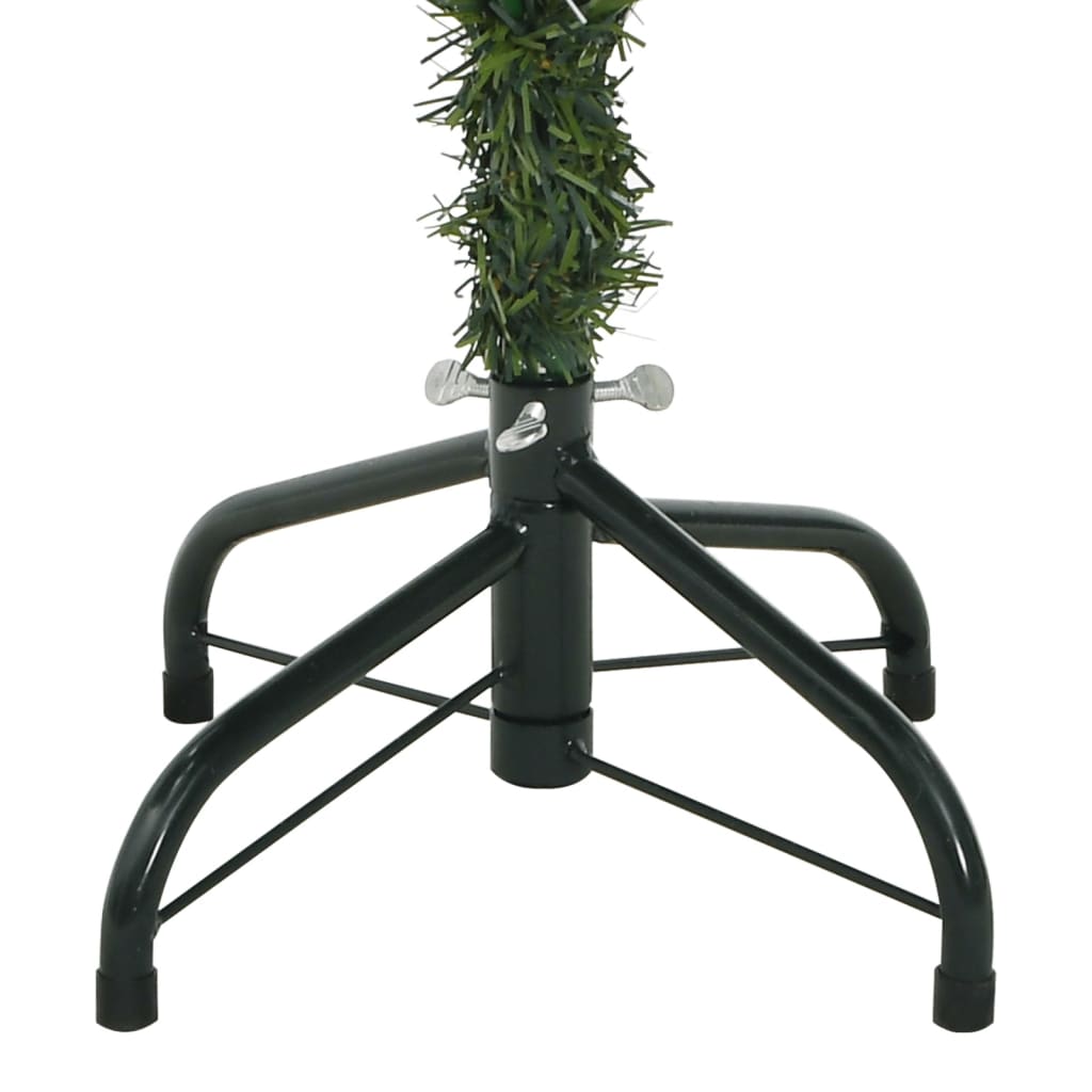 vidaXL Albero Natale Artificiale Incernierato con Pigne e Bacche 120cm