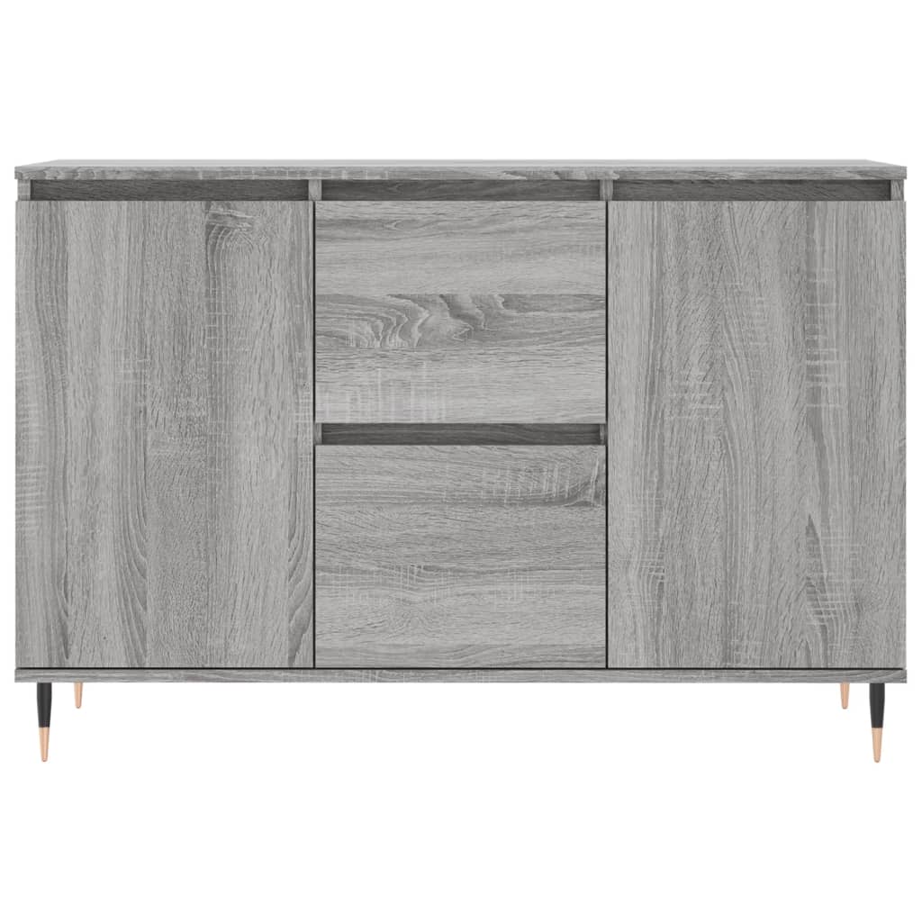 vidaXL Credenza Grigio Sonoma 104x35x70 cm in Legno Multistrato