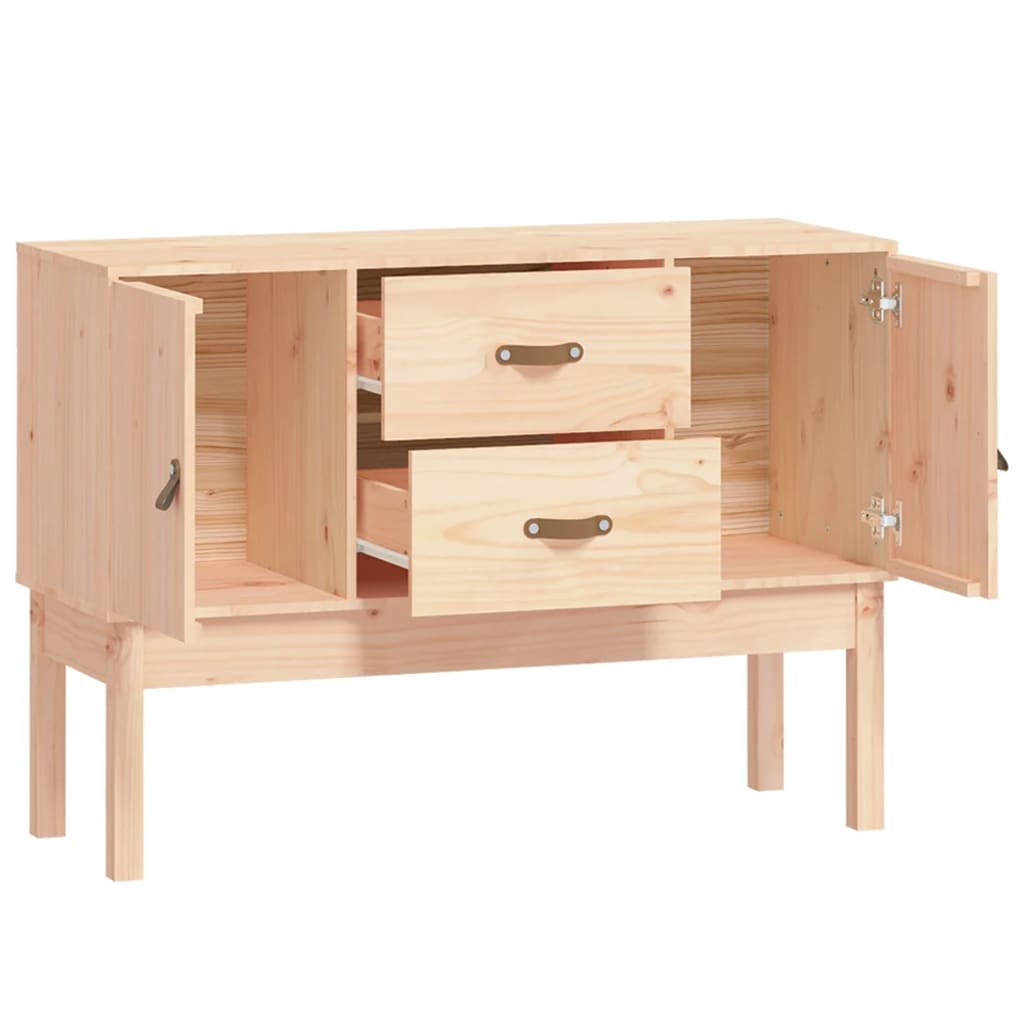 vidaXL Credenza 110x40x78 cm in Legno Massello di Pino