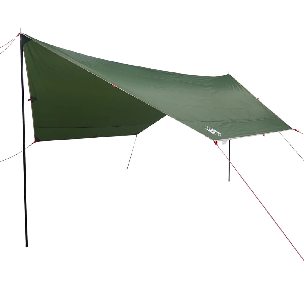 vidaXL Telone da Campeggio Verde 430x380x210 cm Impermeabile