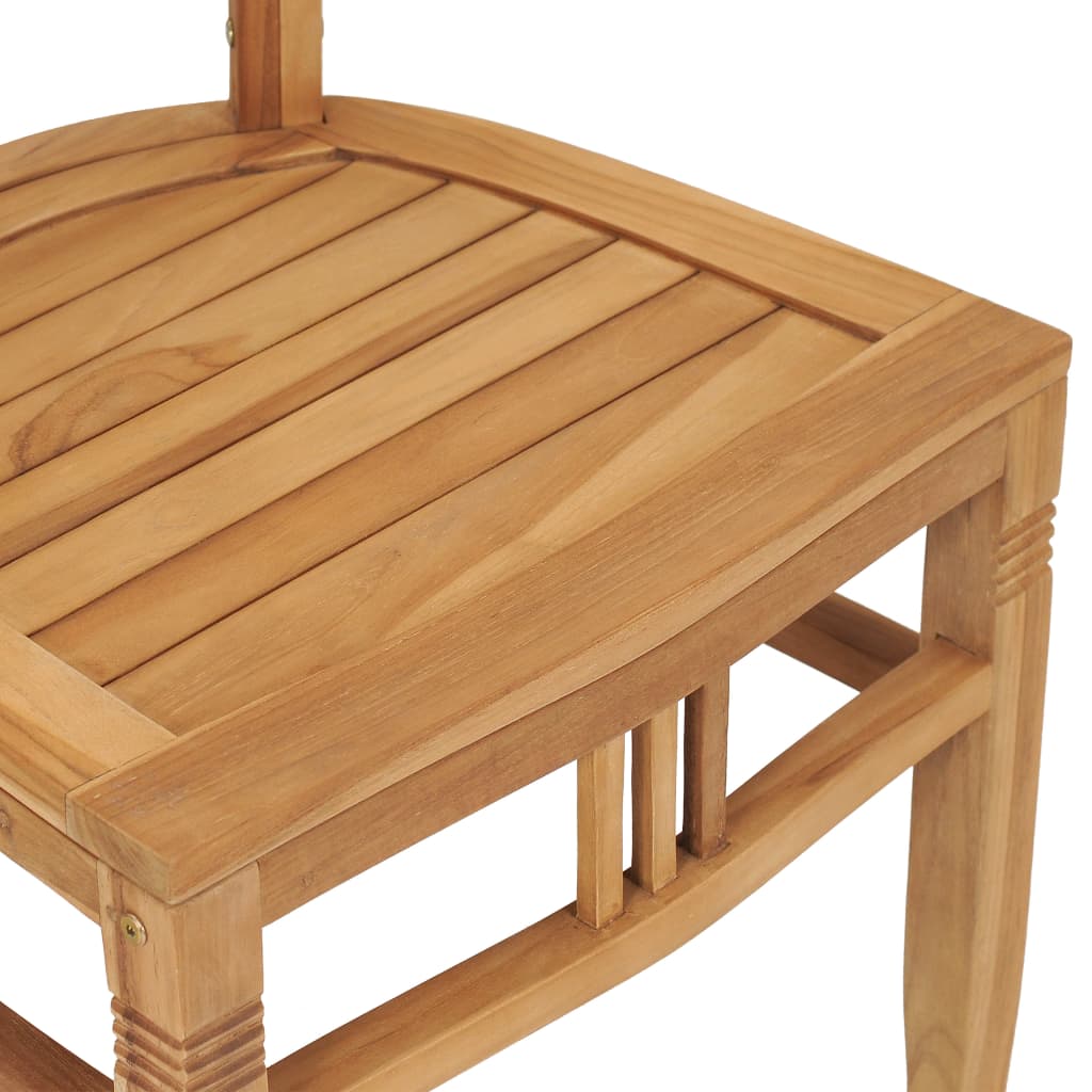 vidaXL Set da Pranzo da Giardino 3 pz in Legno Massello di Teak