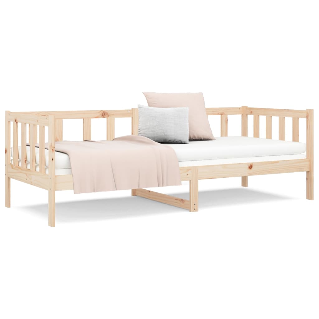 vidaXL Dormeuse senza Materasso 90x190 cm in Legno Massello di Pino