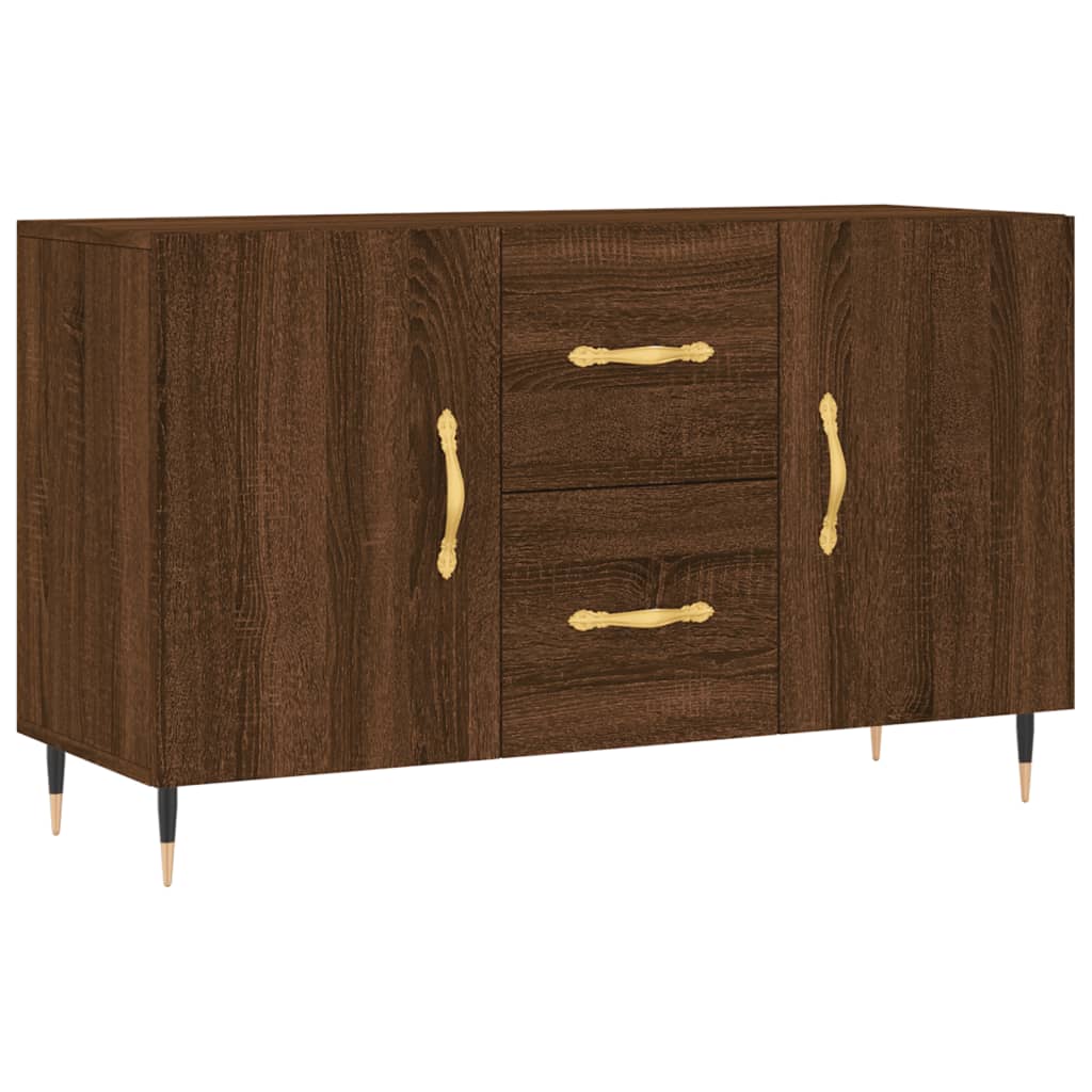 vidaXL Credenza Rovere Marrone 100x36x60 cm in Legno Multistrato