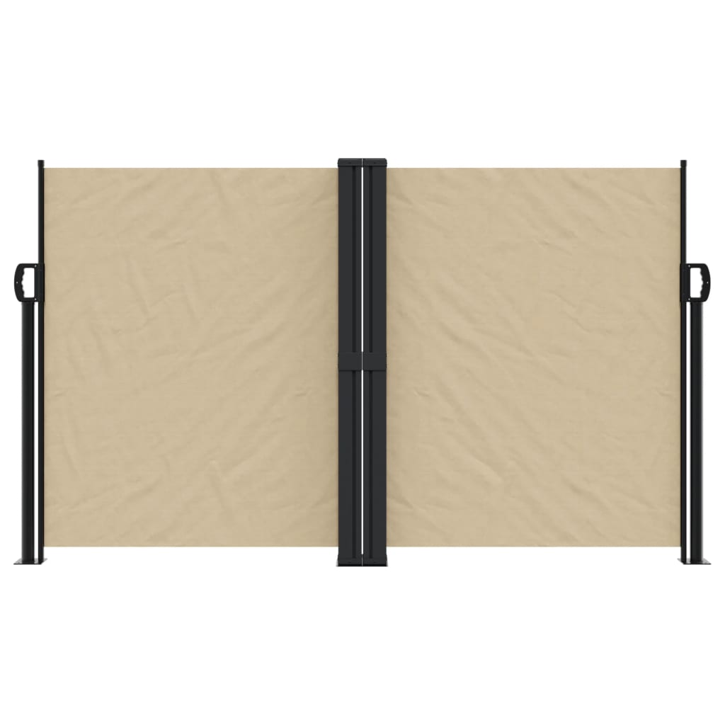 vidaXL Tenda Laterale Retrattile Beige 140x1200 cm