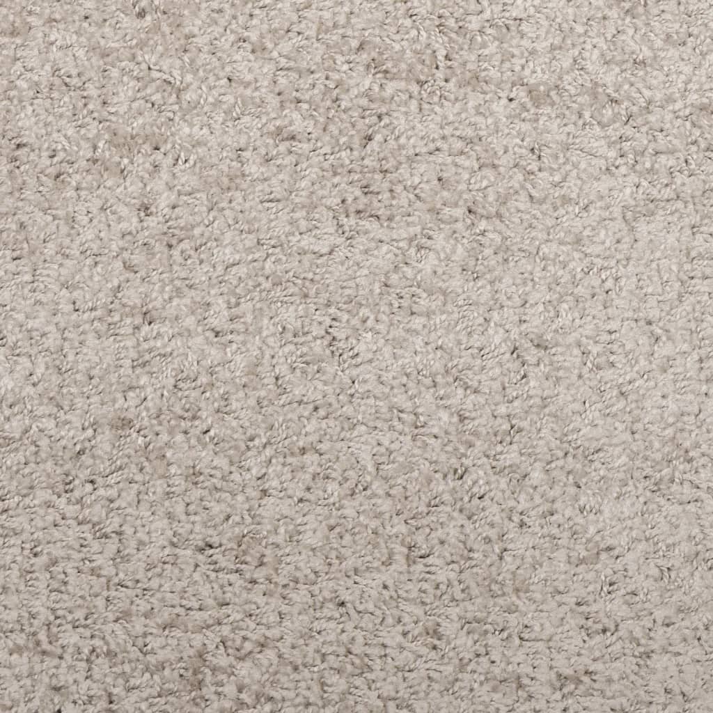 vidaXL Tappeto Shaggy PAMPLONA a Pelo Lungo Moderno Beige 240x240 cm