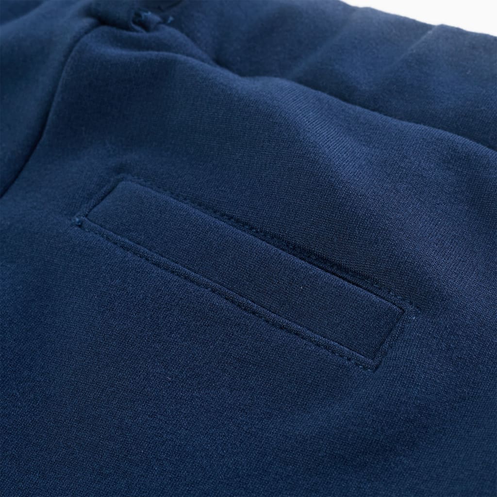 Pantaloni per Bambini con Finiture Nere Blu Marino 116