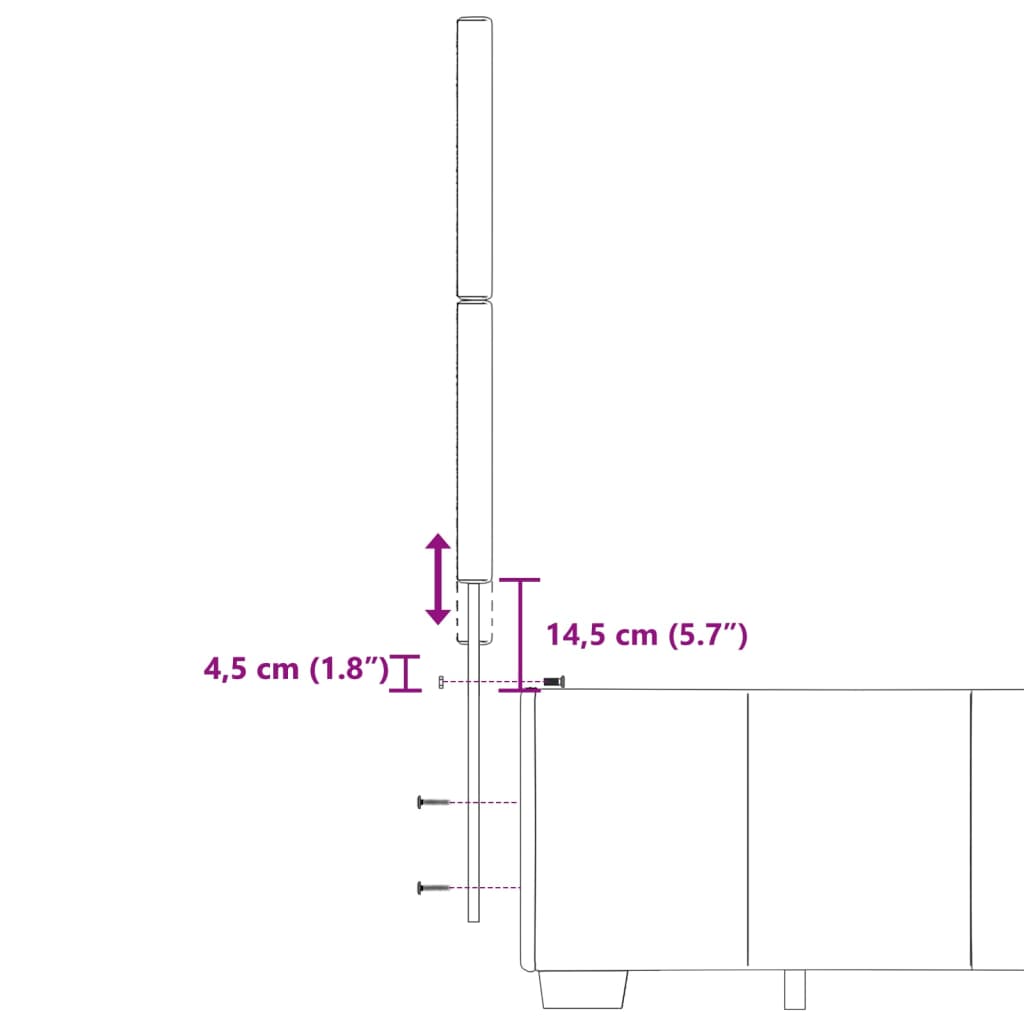 vidaXL Giroletto a Molle con Materasso Nero 120x200 cm in Tessuto