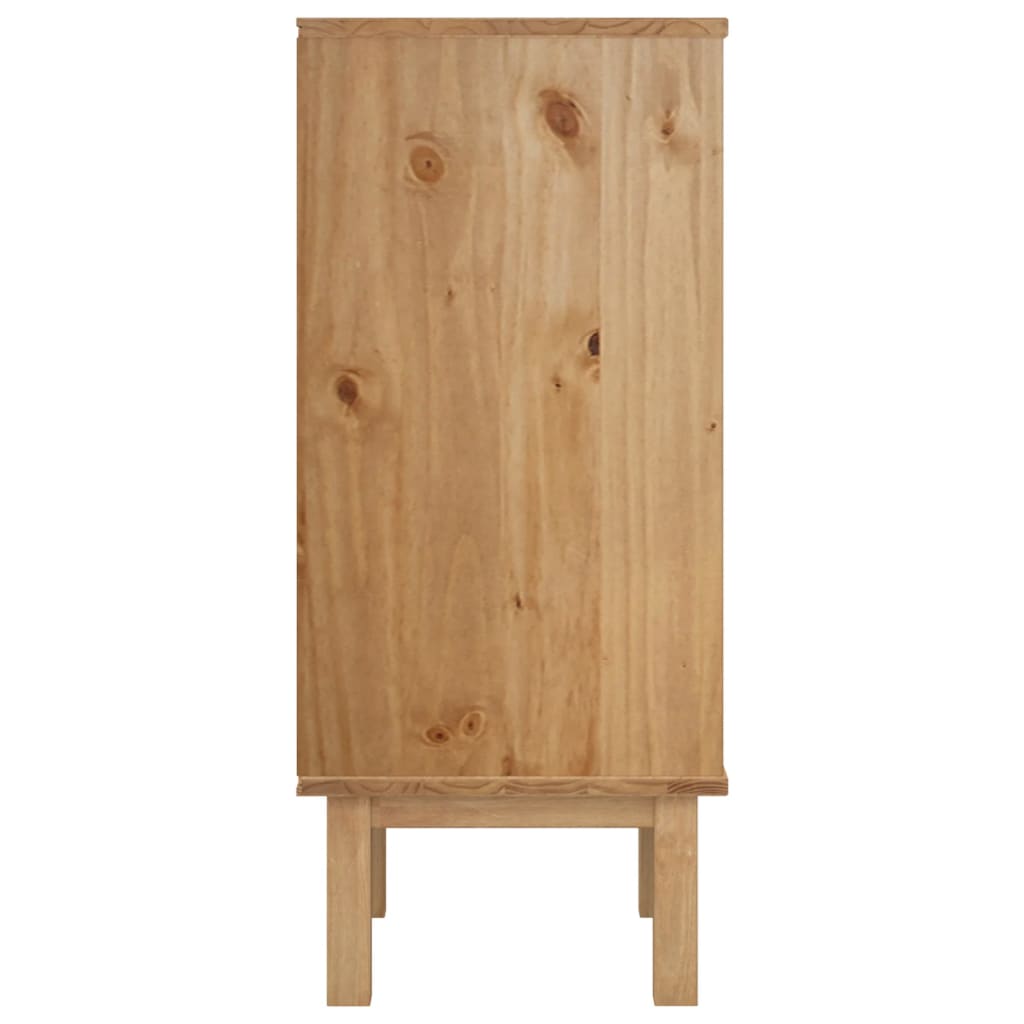 vidaXL Cassettiera OTTA 45x39x90 cm in Legno Massello di Pino