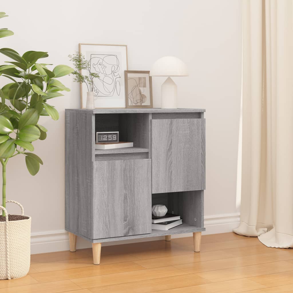 vidaXL Credenza Grigio Sonoma 60x35x70 cm in Legno Multistrato