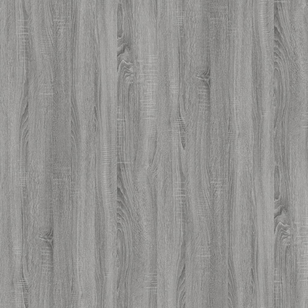 vidaXL Scrivania Grigio Sonoma 100x49x75 cm in Legno Multistrato