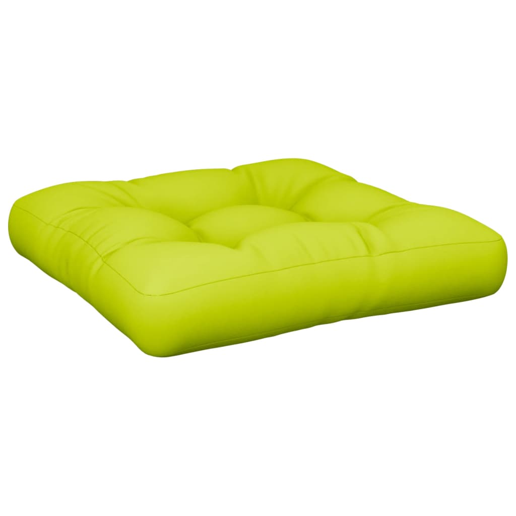 vidaXL Cuscino per Pallet Verde Brillante 60x60x12 cm in Tessuto