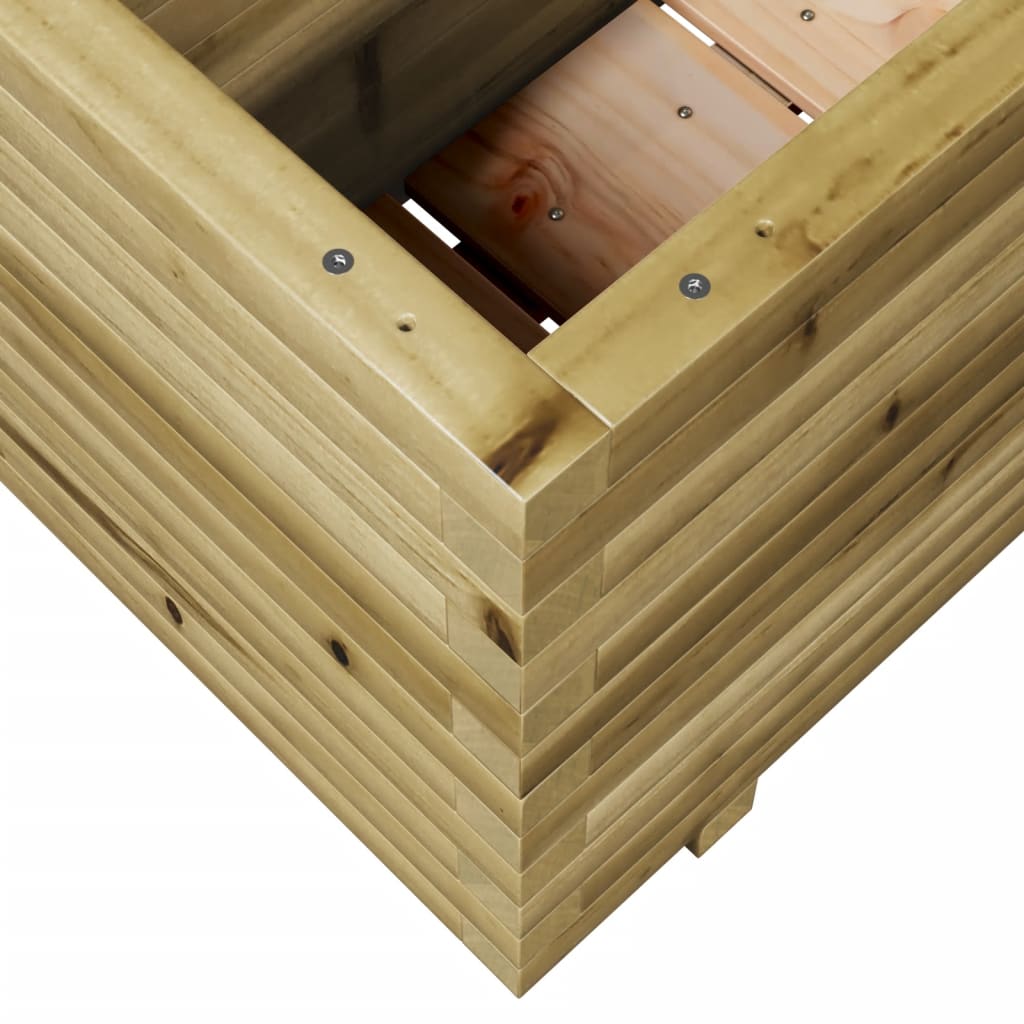 vidaXL Fioriera da Giardino 90x40x49,5 cm in Legno di Pino Impregnato