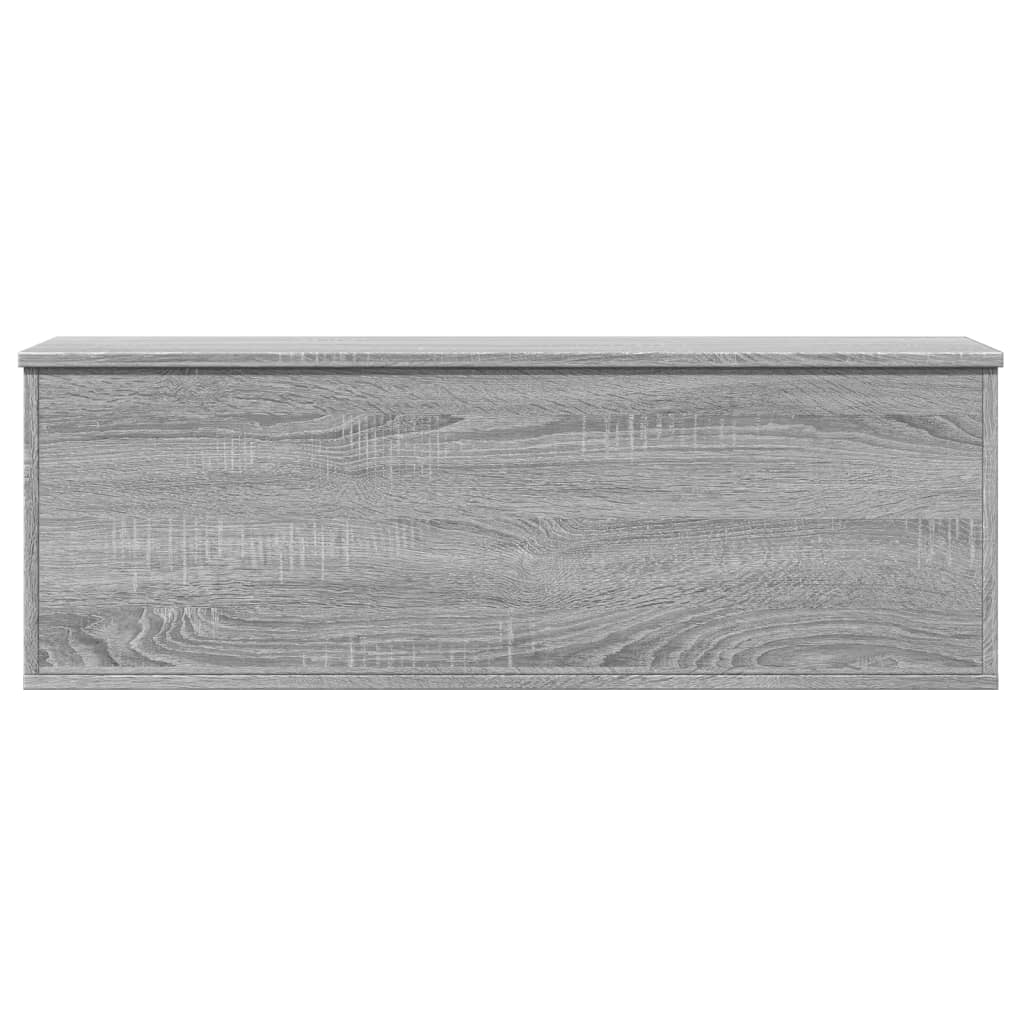 vidaXL Contenitore Portaoggetti Grigio Sonoma 102x35x35 cm Truciolato