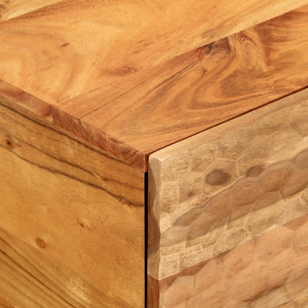 vidaXL Tavolino 100x54x40 cm in Legno Massello di Acacia