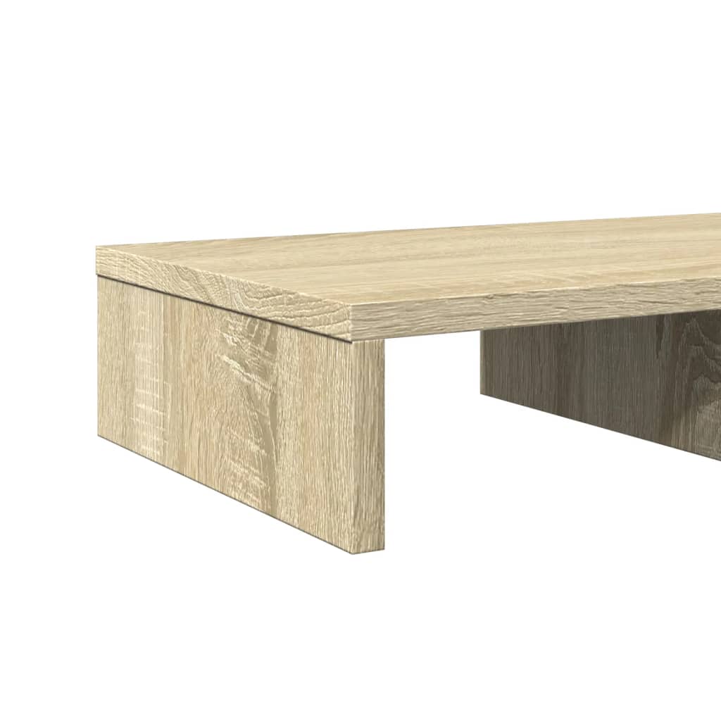 vidaXL Supporto per Monitor Rovere Sonoma 50x27x10 cm in Truciolato