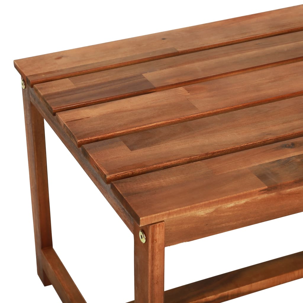 vidaXL Set da Pranzo da Giardino 4 pz in Legno Massello di Acacia