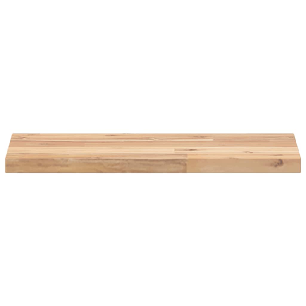 vidaXL Mensole da Parete 3 pz 60x20x2 cm Legno Acacia Non Trattato