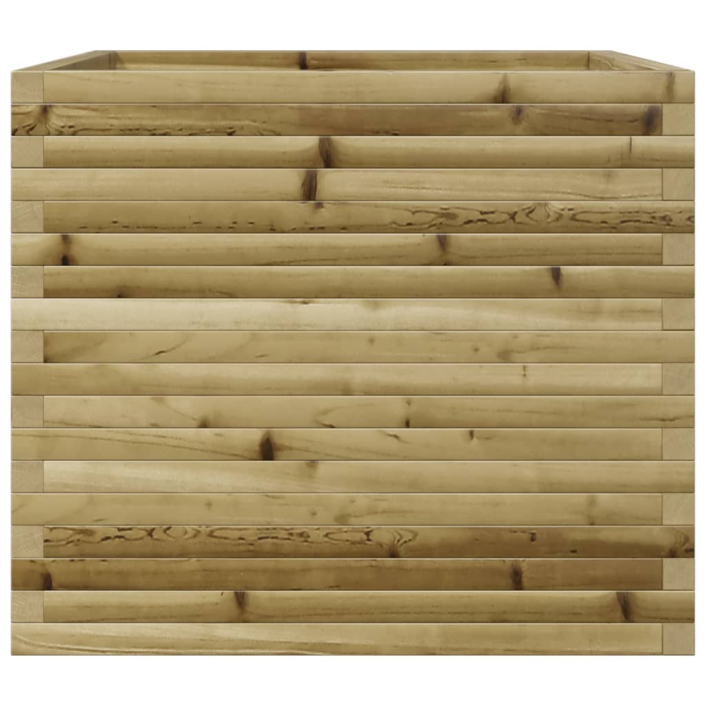 vidaXL Fioriera da Giardino 80x80x68,5 cm in Legno di Pino Impregnato