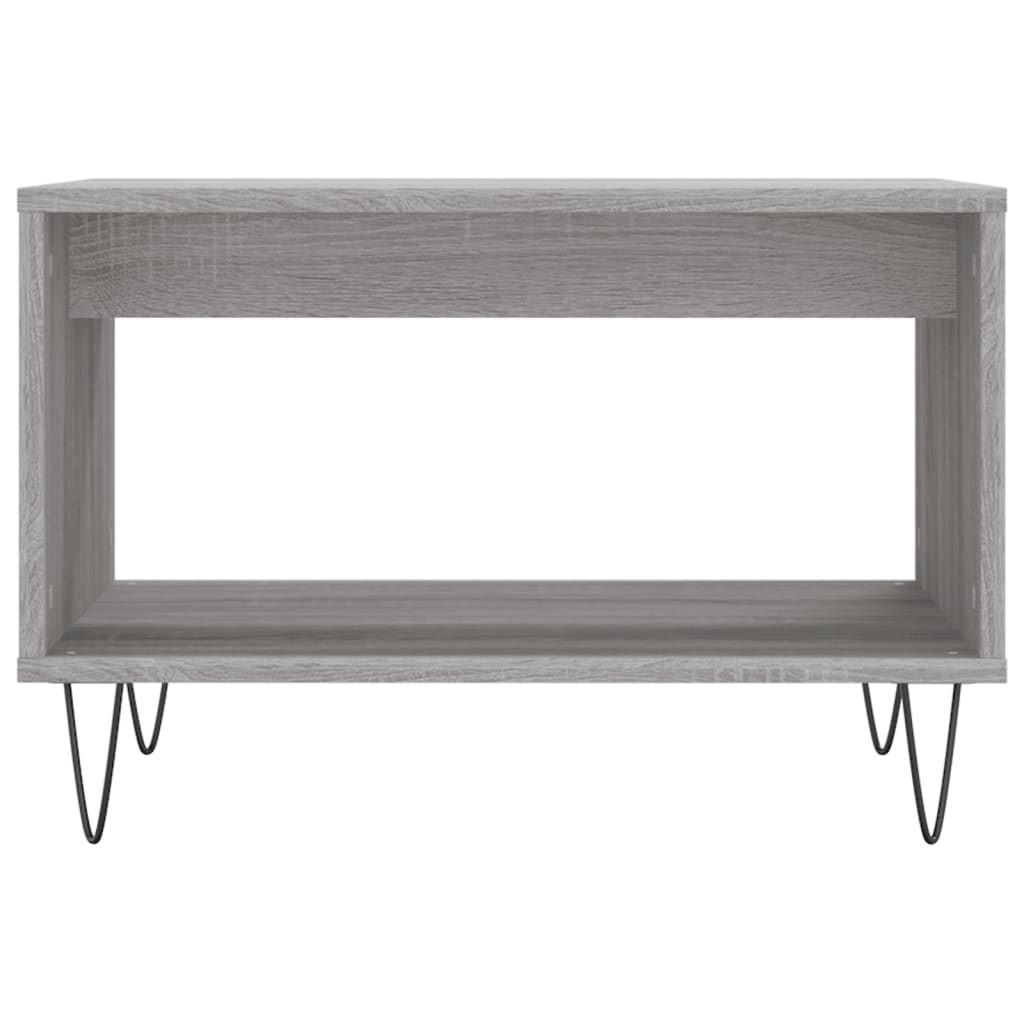 vidaXL Tavolino da Salotto Grigio Sonoma 60x50x40 cm Legno Multistrato