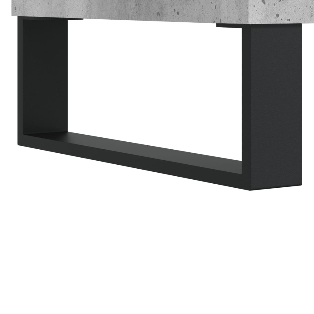 vidaXL Comodini 2 pz Grigio Cemento 40x35x47,5 cm in Legno Multistrato