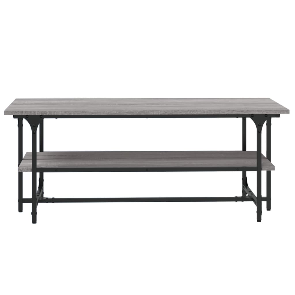 vidaXL Tavolino da Salotto grigio sonoma 100x50x40cm Legno Multistrato