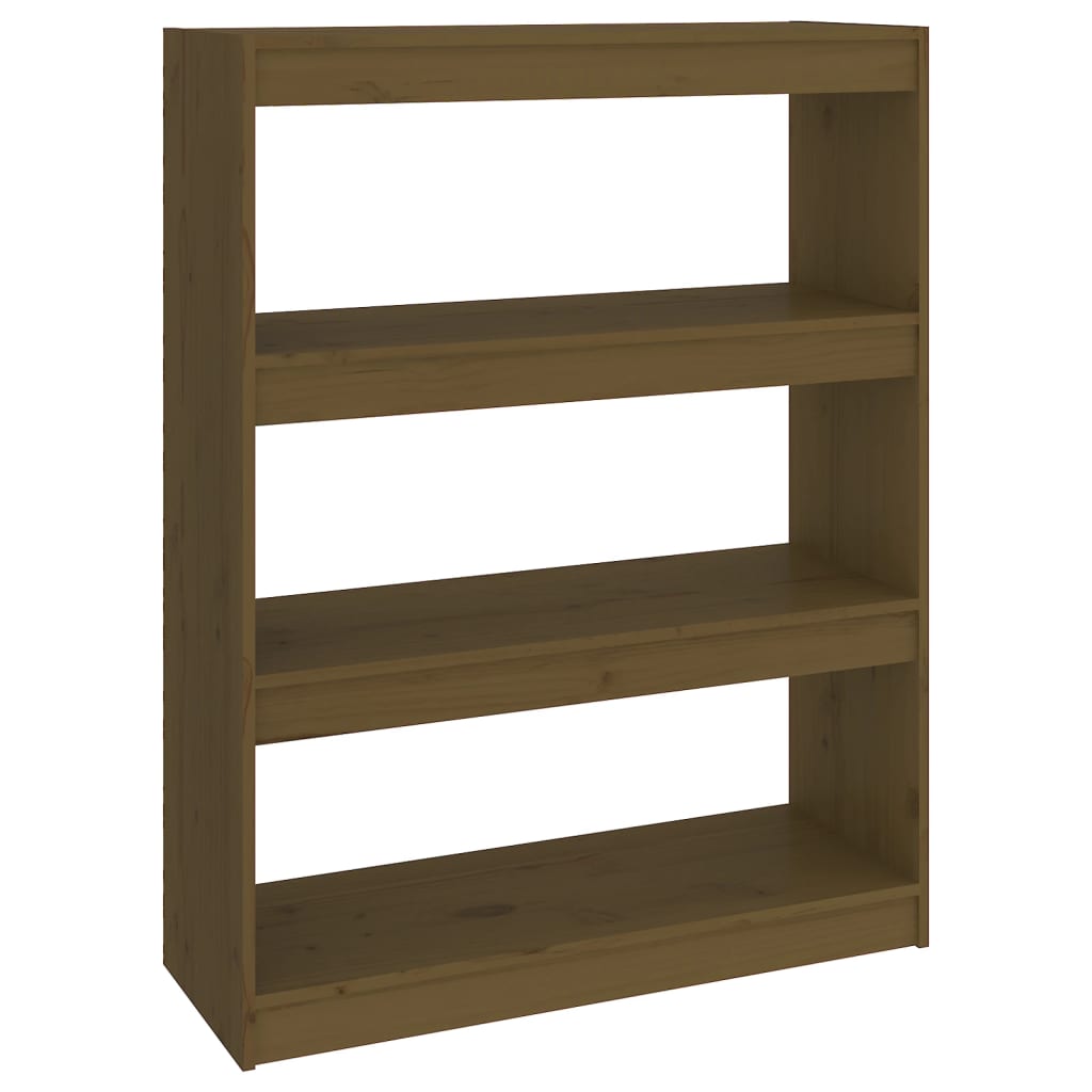 vidaXL Libreria/Divisorio Marrone 80x30x103,5cm Legno Massello di Pino