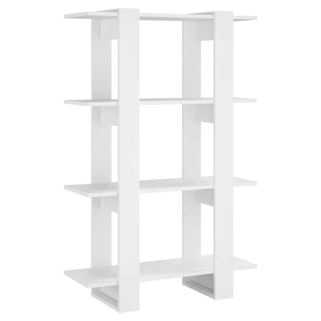 vidaXL Libreria/Divisorio Bianco 80x30x123,5 cm