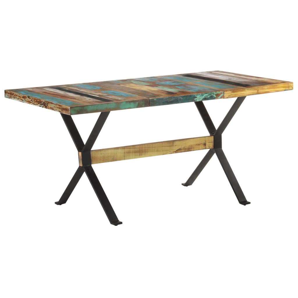 Tavolo da poker in legno e metallo con finitura blu, 160 cm VidaXL -  Habitium®