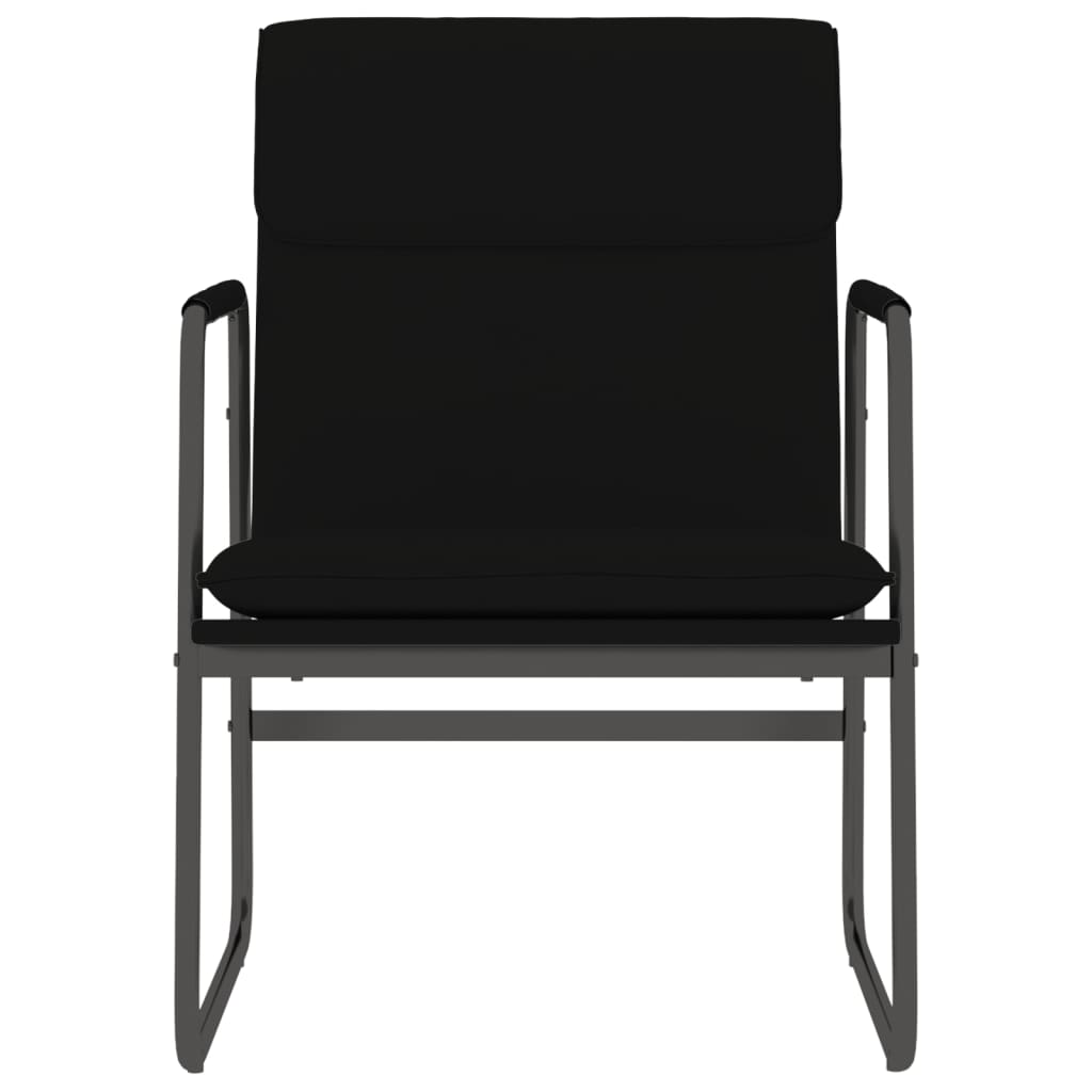 vidaXL Sedia Lounge Nera 55x64x80 cm in Similpelle