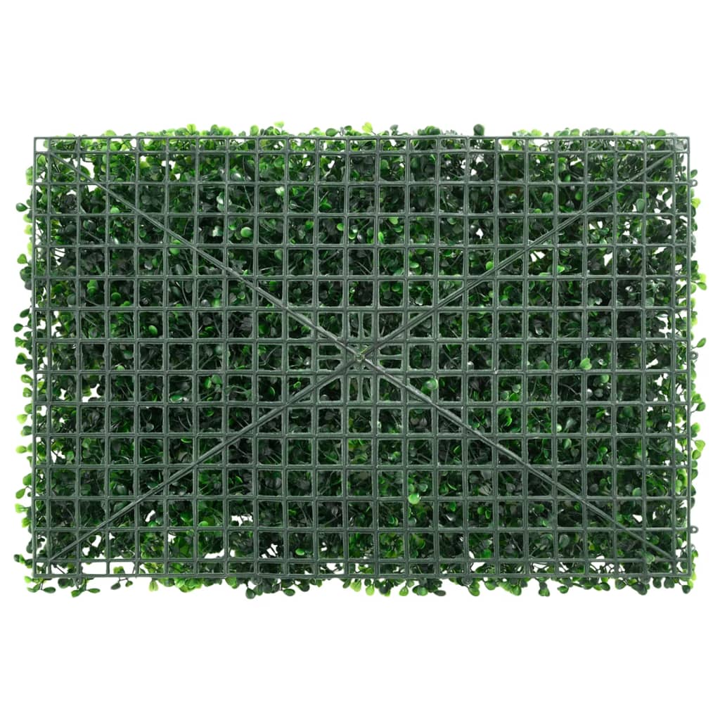  vidaXL Recinzione Piante Artificiali 24 pz Verde 40x60 cm