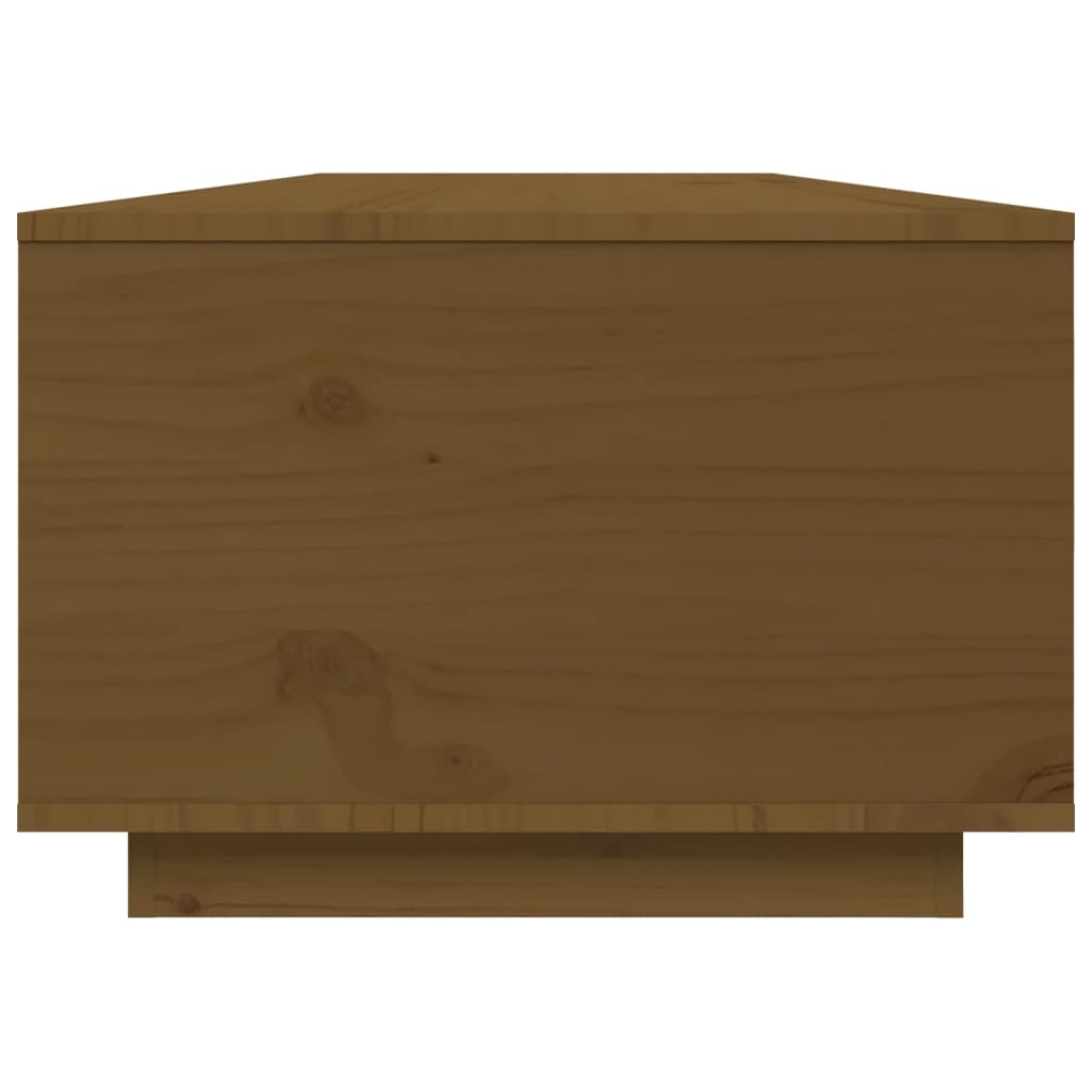 vidaXL Tavolino da Salotto ambra 80x50x35,5 cm Legno Massello di Pino