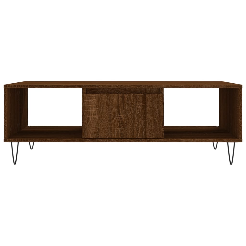 vidaXL Tavolino Salotto Rovere Marrone 104x60x35 cm Legno Multistrato