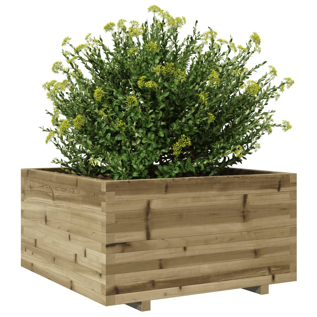 vidaXL Fioriera da Giardino 90x90x49,5 cm in Legno di Pino Impregnato