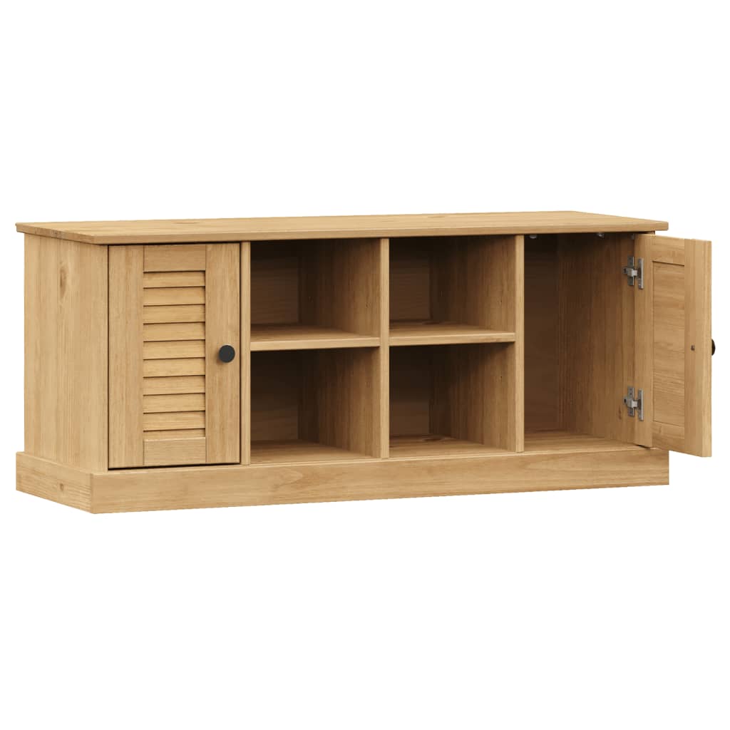 vidaXL Panca Porta Scarpe VIGO 106x35x45 cm in Legno Massello di Pino