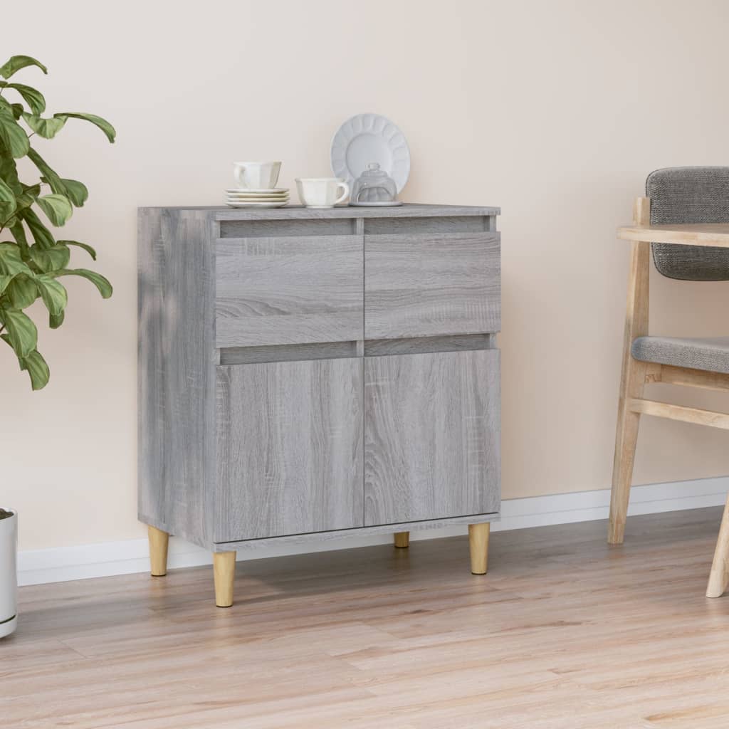 vidaXL Credenza Grigio Sonoma 60x35x70 cm in Legno Multistrato