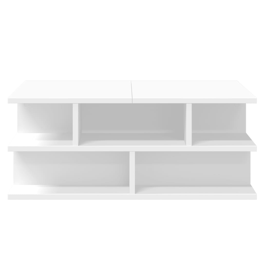 vidaXL Tavolino da Salotto Bianco 70x70x29 cm in Legno Multistrato