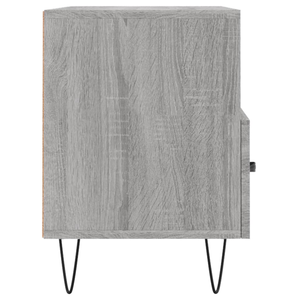 vidaXL Mobile Porta TV Grigio Sonoma 80x36x50 cm in Legno Multistrato