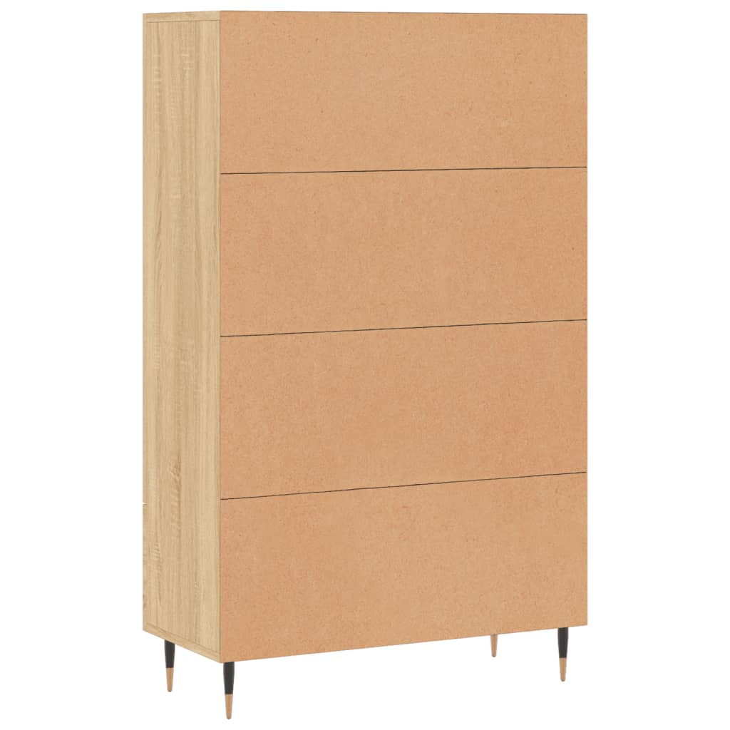 vidaXL Credenza Rovere Sonoma 69,5x31x115 cm in Legno Multistrato