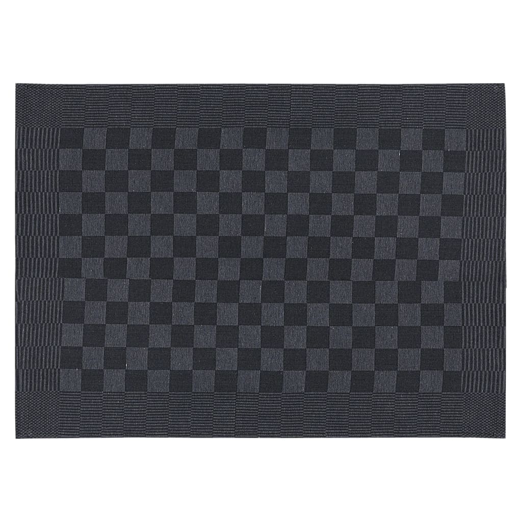 vidaXL Strofinacci da Cucina 20 pz Neri e Grigi 50x70 cm in Cotone