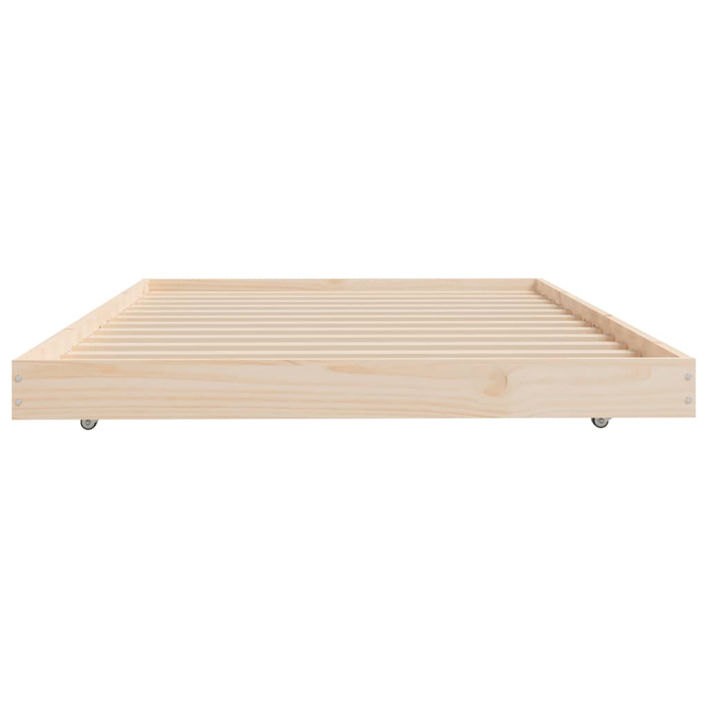 vidaXL Giroletto senza Materasso 90x200 cm in Legno Massello di Pino