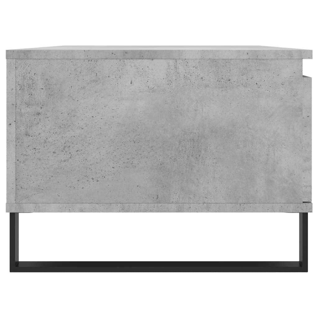 vidaXL Tavolino Salotto Grigio Cemento 90x50x36,5 cm Legno Multistrato