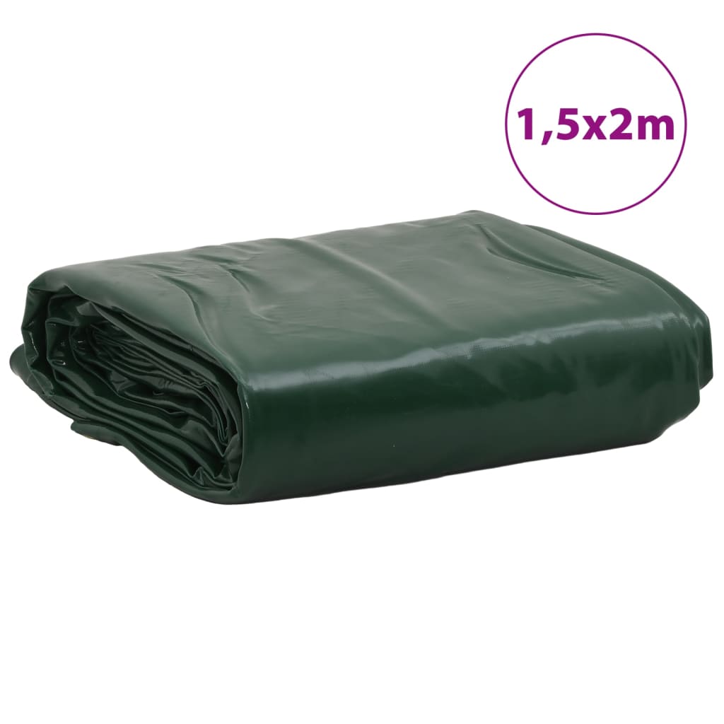 vidaXL Telone Verde 1,5x2 m 650 g/m²