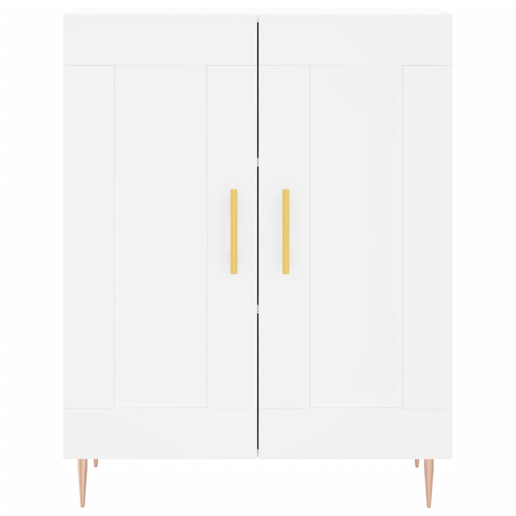 vidaXL Credenza Bianca 69,5x34x90 cm in Legno Multistrato