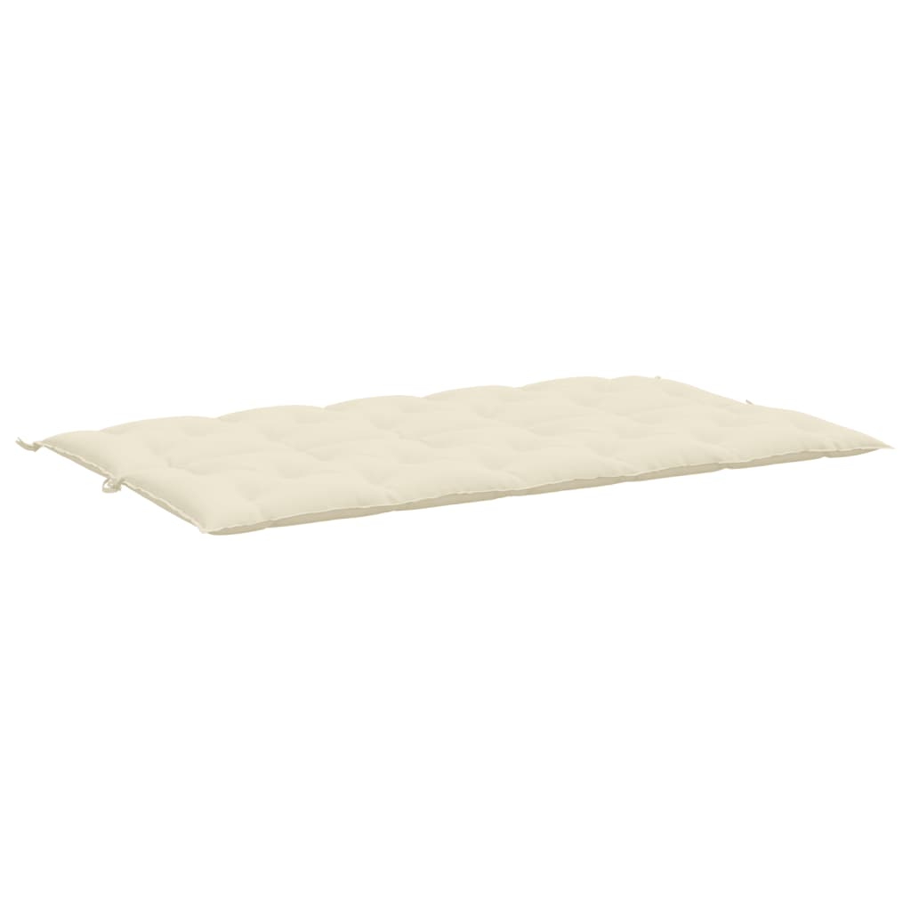 vidaXL Cuscino per Panca Bianco Crema 180x(50+50)x7 cm Tessuto Oxford