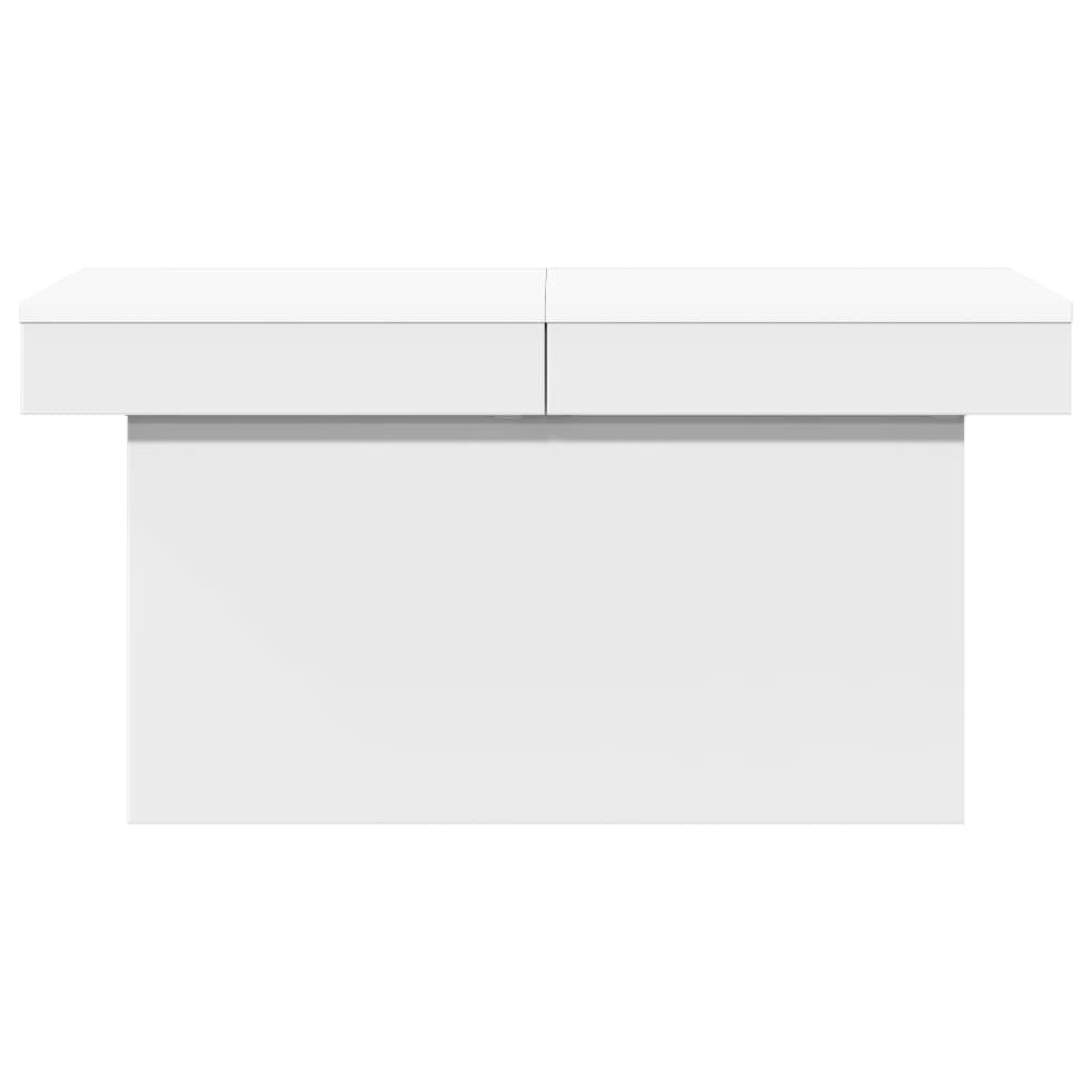 vidaXL Tavolino da Salotto Bianco 100x55x40 cm in Legno Multistrato