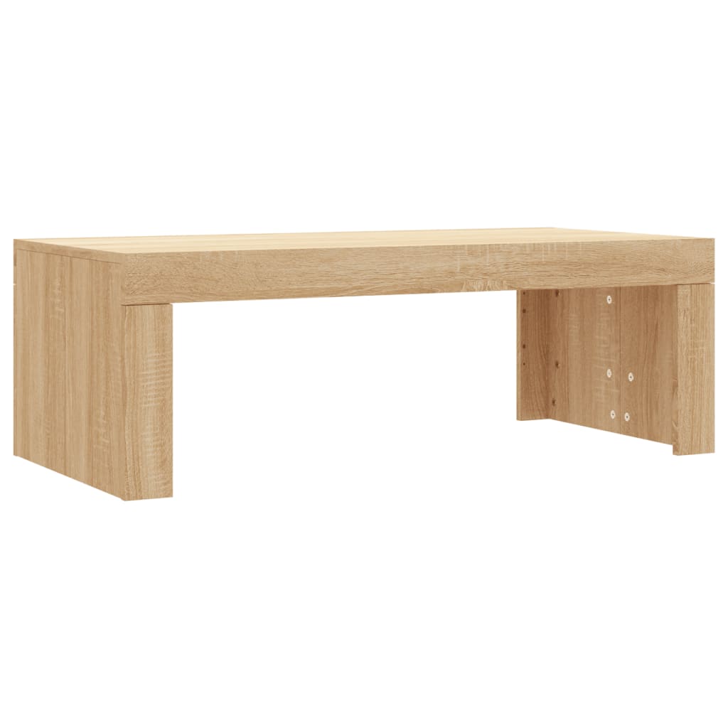 vidaXL Tavolino da Salotto Rovere Sonoma 102x50x36cm Legno Multistrato