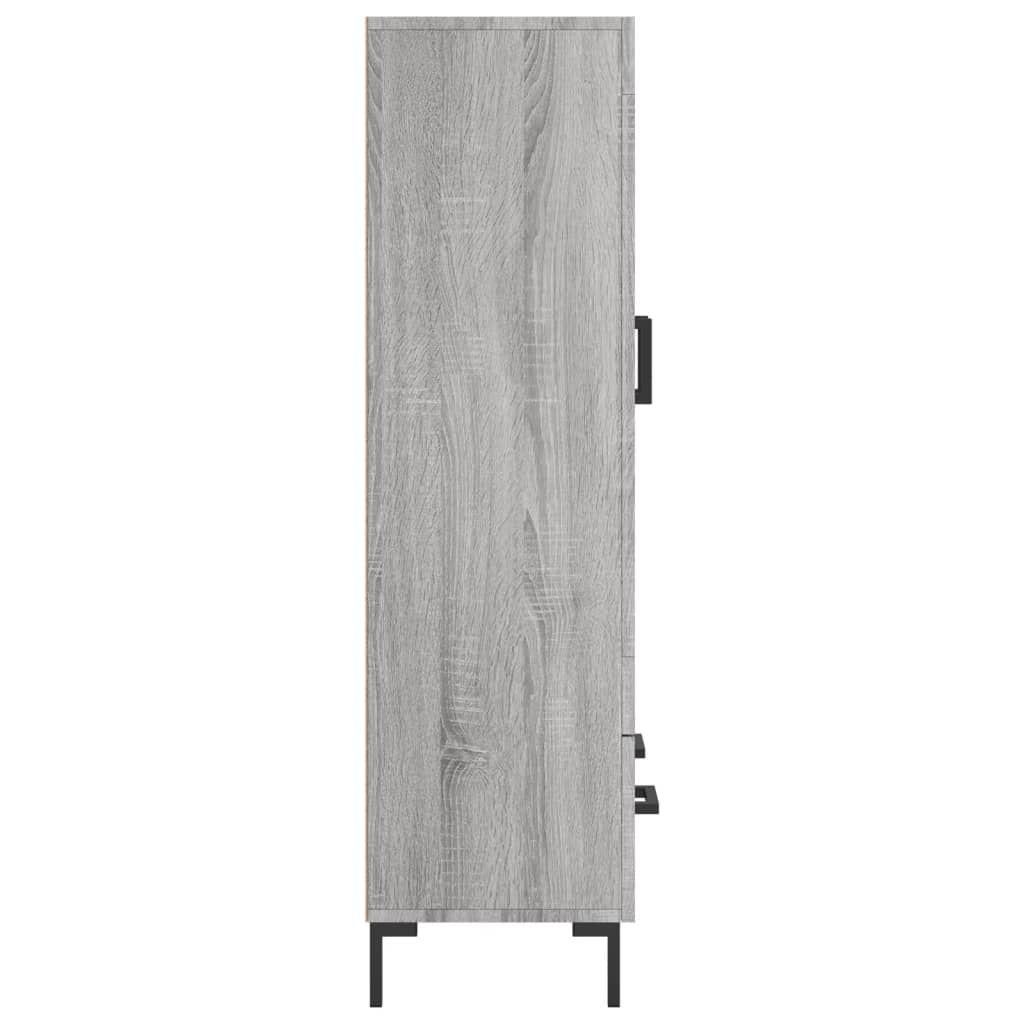 vidaXL Credenza Grigio Sonoma 69,5x31x115 cm in Legno Multistrato