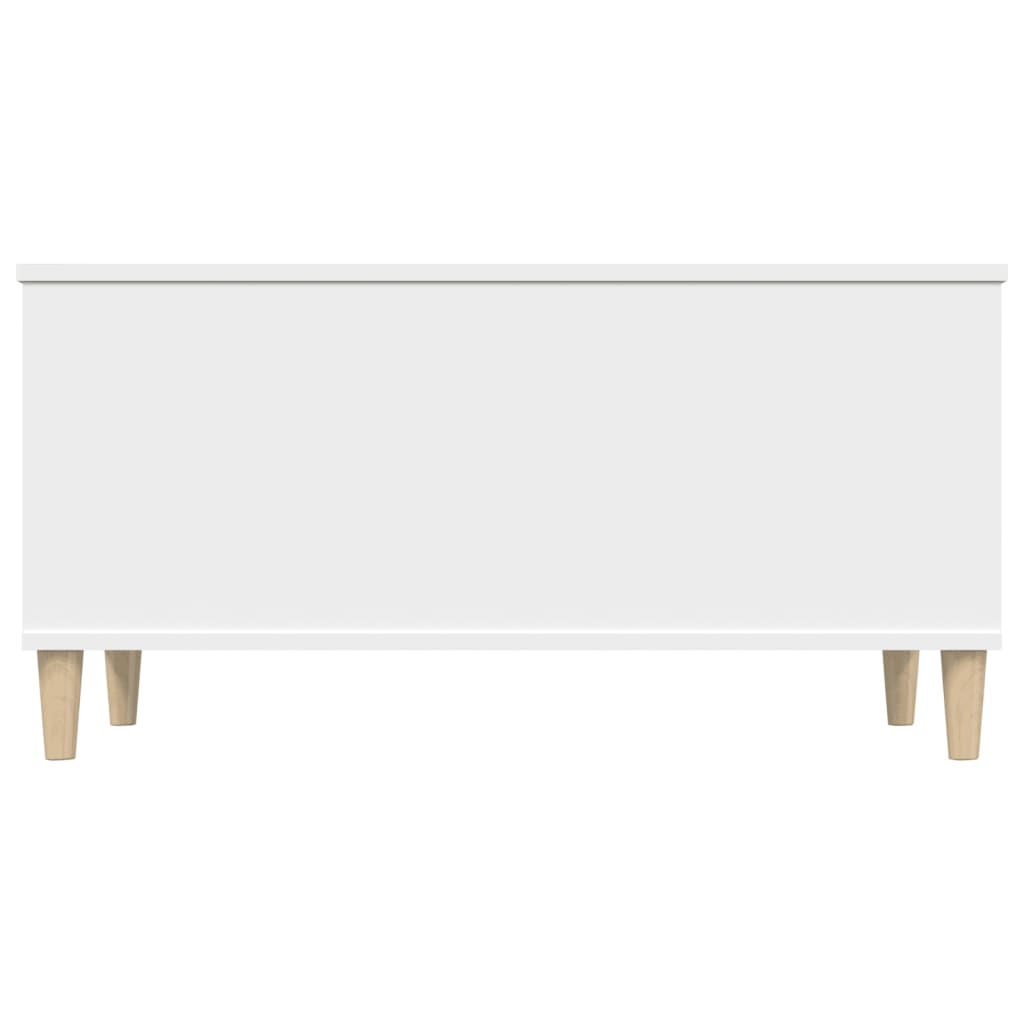 vidaXL Tavolino da Salotto Bianco 90x44,5x45 cm in Legno Multistrato